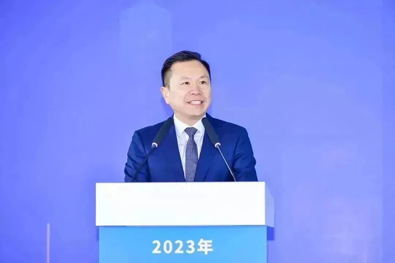 共建未来丨亚美AM8AG股份（上海）创新基地亮相“2023年闵行区重大工程项目开工仪式”主会。